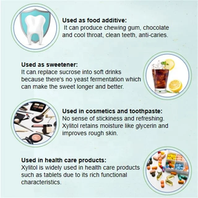 Freeon Chinese Manufacture Glucose Food Additives Xylitol Sweetener With Best Quality Used For Drinks Apply To Chewing Gum Candy