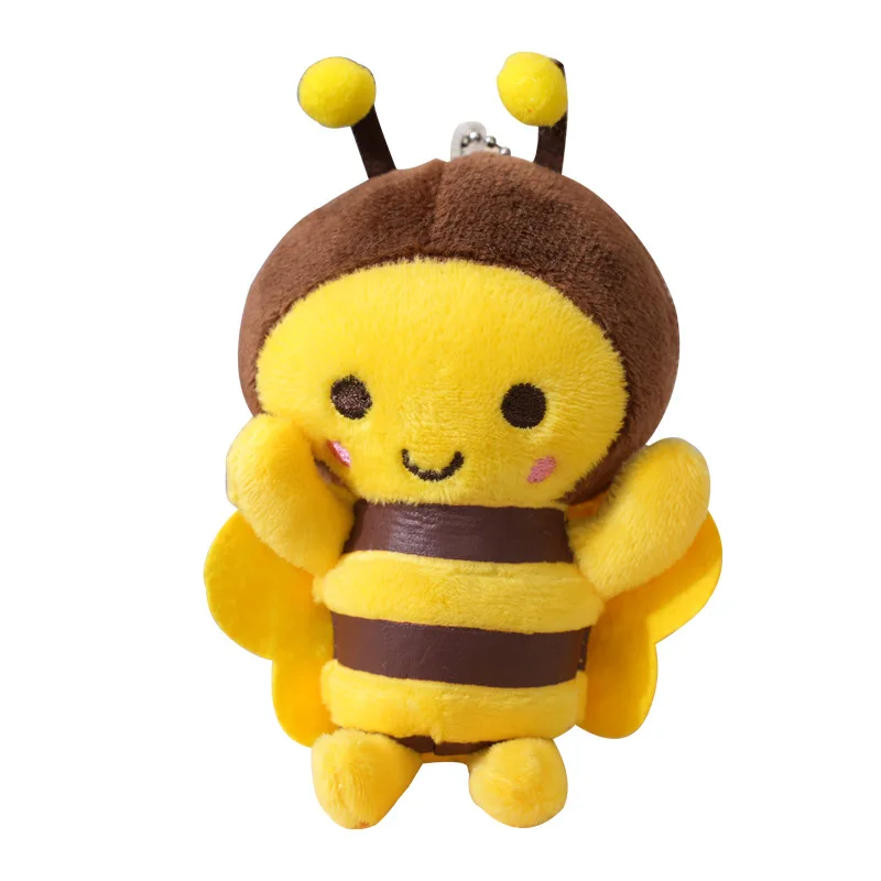 Bee Plush Stuffed Toys Cartoon Animal Honeybee Cute Mini Dolls Soft Decor Figure For Children Kid Beautiful Gift