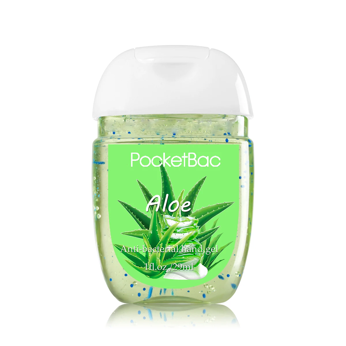 Aloe scent hand sanitizer gel with pocketbac brand sanitizer by Dongguan shunjin