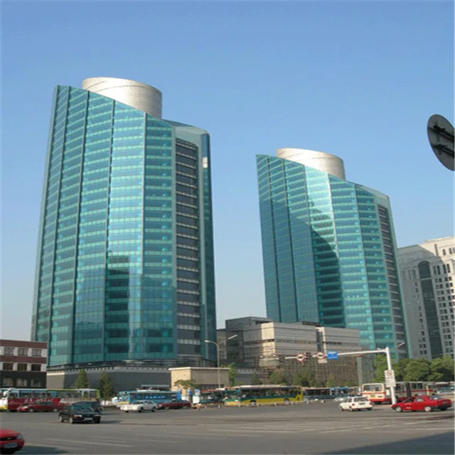 Prefabricated Building Steel Structure Modular Office Building With Glass Curtain Apartment Building