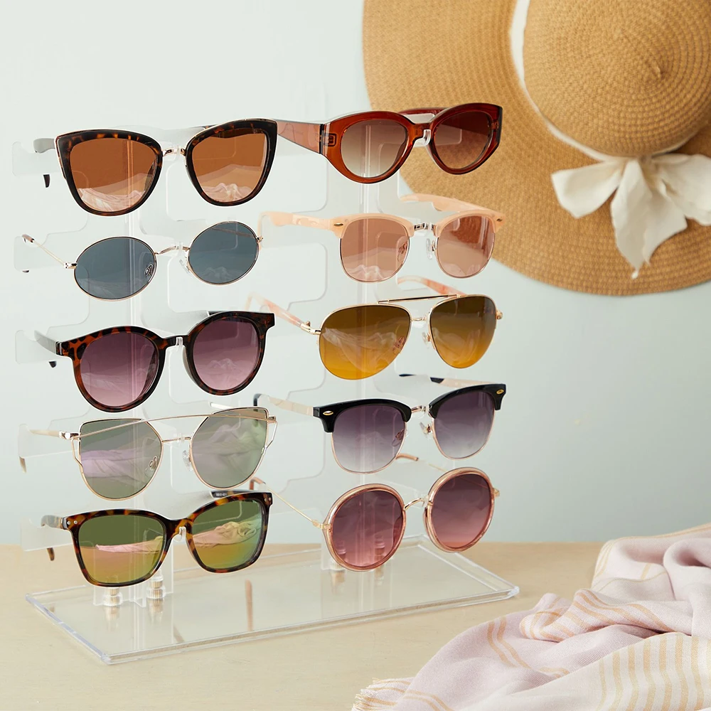Hot sale counter top sunglasses display racks glasses stand holder
