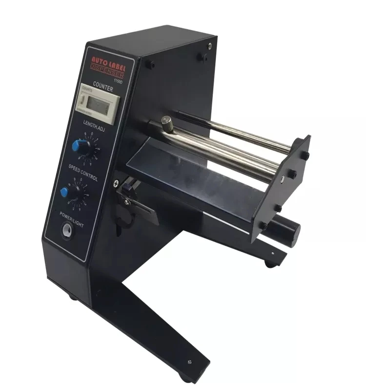 Factory Supply Label Printing Machine Plastic Electric Woven Manual Marking Label Stripper Electric Automatic Label Dispenser