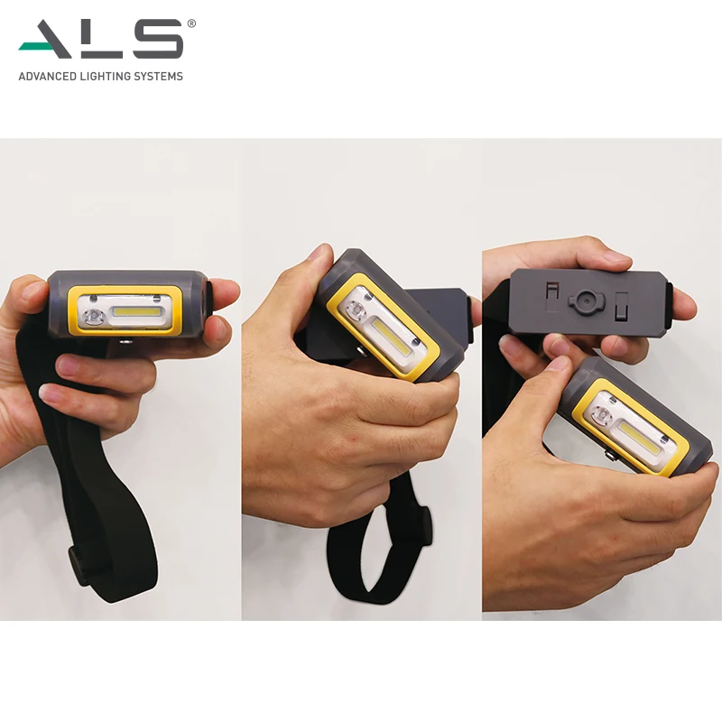 ALS 200lm Rechargeable Light Waterproof Headlight Explosion proof LED Headlamp
