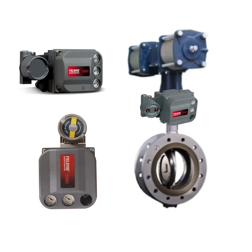 Vanessa Series 30,000 Flow Control  quarter turn triple offset valve with Fisher DVC6200 valve positioner