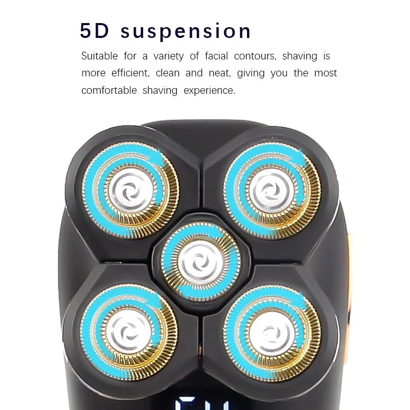 2020 Newest 4 Heads Men Professional Hair Clippers Electric Hair Removal Machine Hair Cut Machine