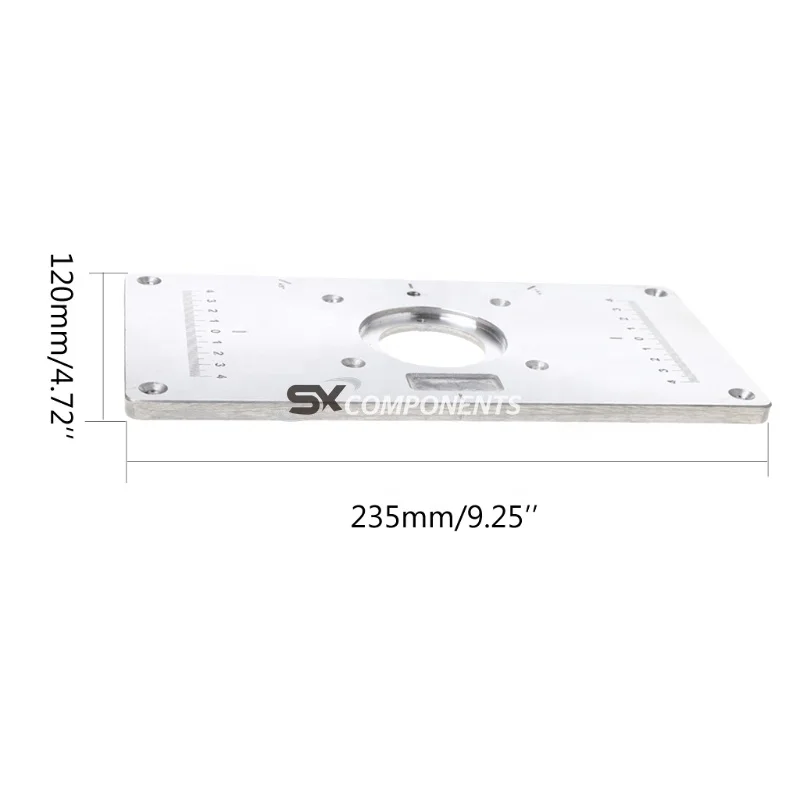 Алюминиевая настольная вставка с 4 кольцами