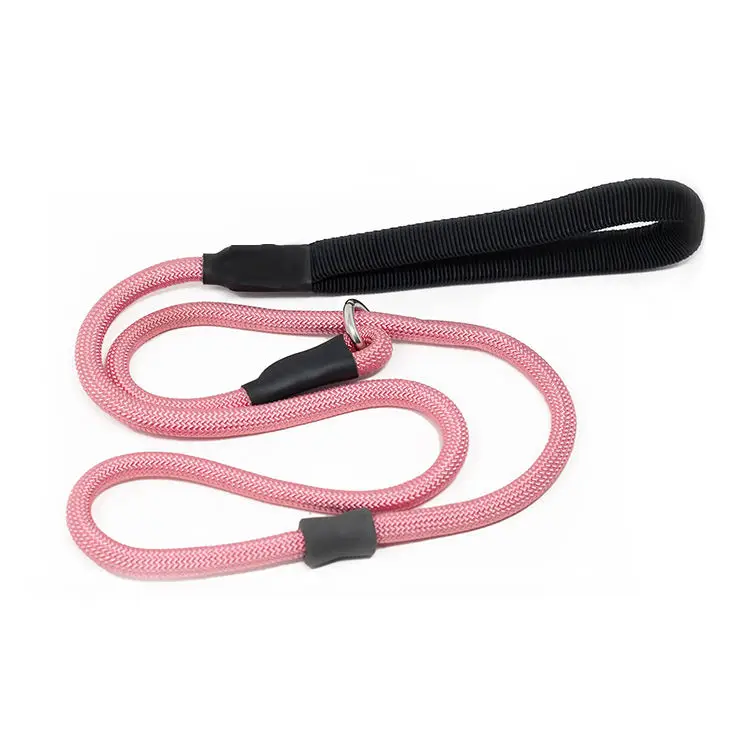 Factory Price Dog Leash Slip Rope Waterproof Nylon Dog Leash No Pull Training Leashes