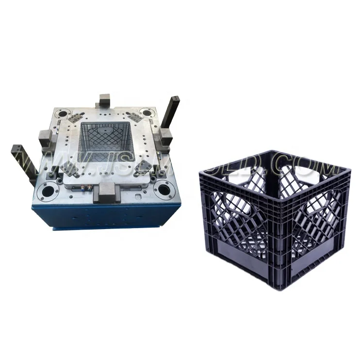 Professional Making USA Standard Injection Plastic Dairy Milk Crate Ready Mould