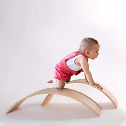 Лидер продаж, детские игрушки для баланса, игра по методу Монтессори, научные детские развивающие игрушки, деревянная балансировочная доска для йоги
