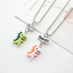 Guangchuang BFF Best Friend Necklace Ornament Resin Cartoon Doll Little Dinosaur Children Necklace N1177