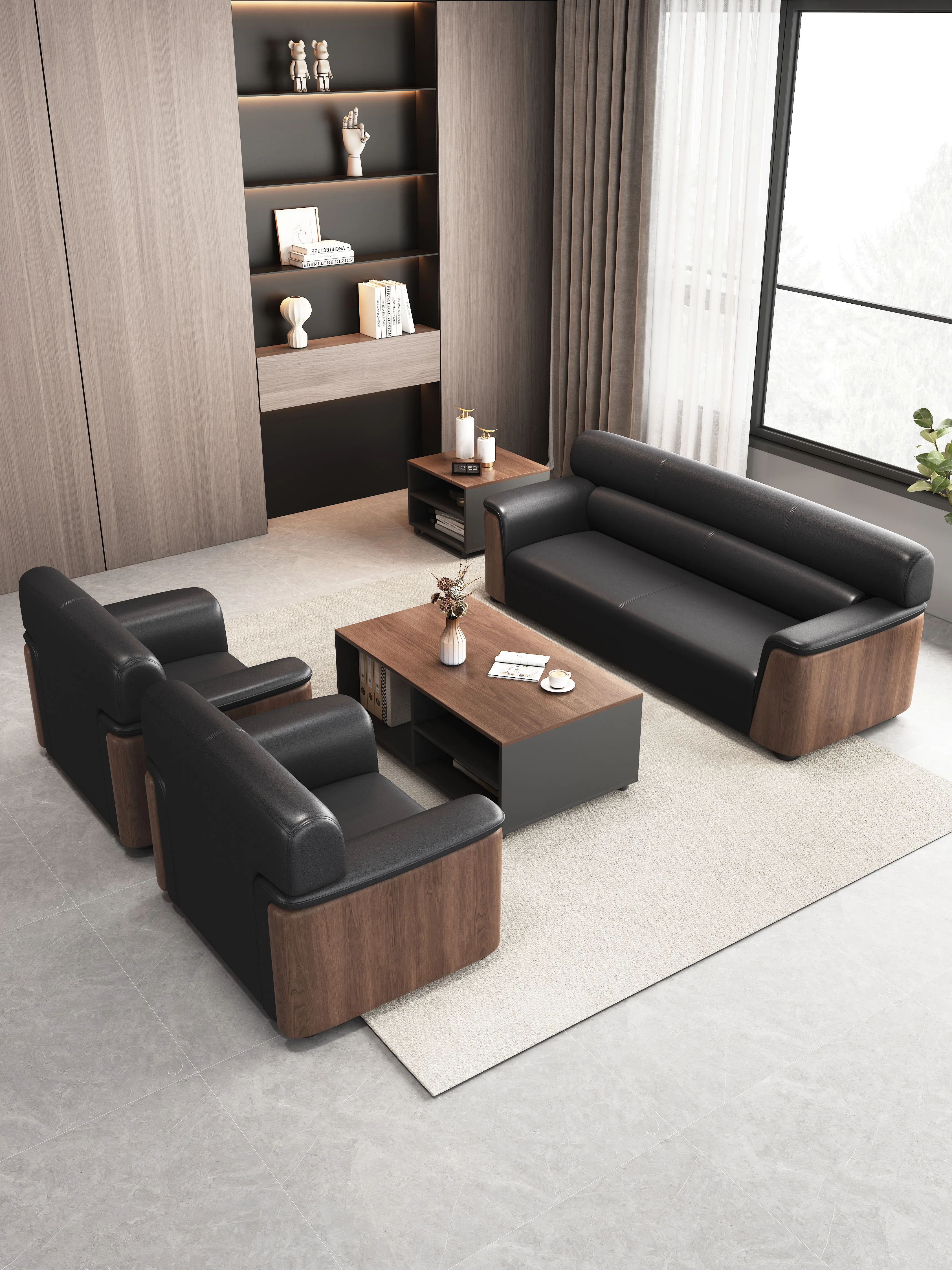 Living room sofa set luxury furnitures house sofa set modern business office furniture