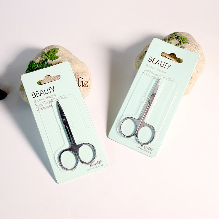 Прямая продажа с фабрики, ножницы из нержавеющей стали для бровей, профессиональные ножницы для красоты локтей