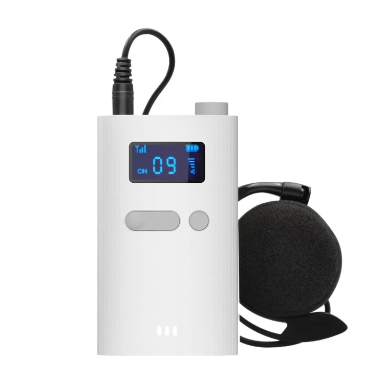 2.4G Wireless Office Conference Tour Guide Explainer One-way One-to-Many Explainer Microphone YWI22 Receiver