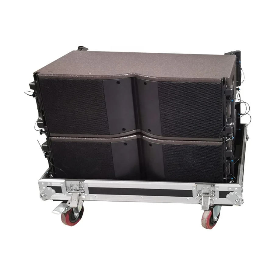 Powerful dual 8 inch 2 Way empty line array cabinet Line Array speakers empty line array cabinet
