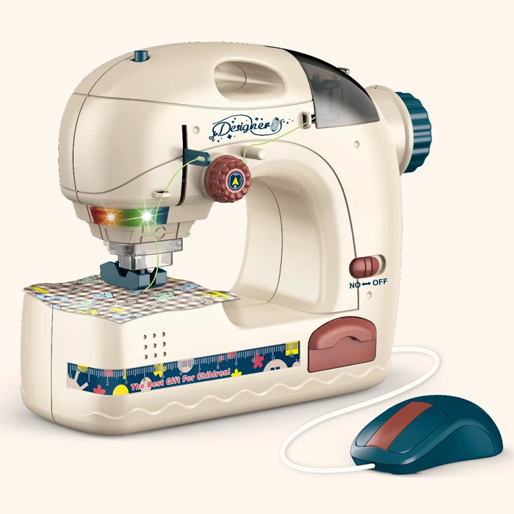 2020 Hot sale new high quality light B/O sewing machine toys appliance pretend play house