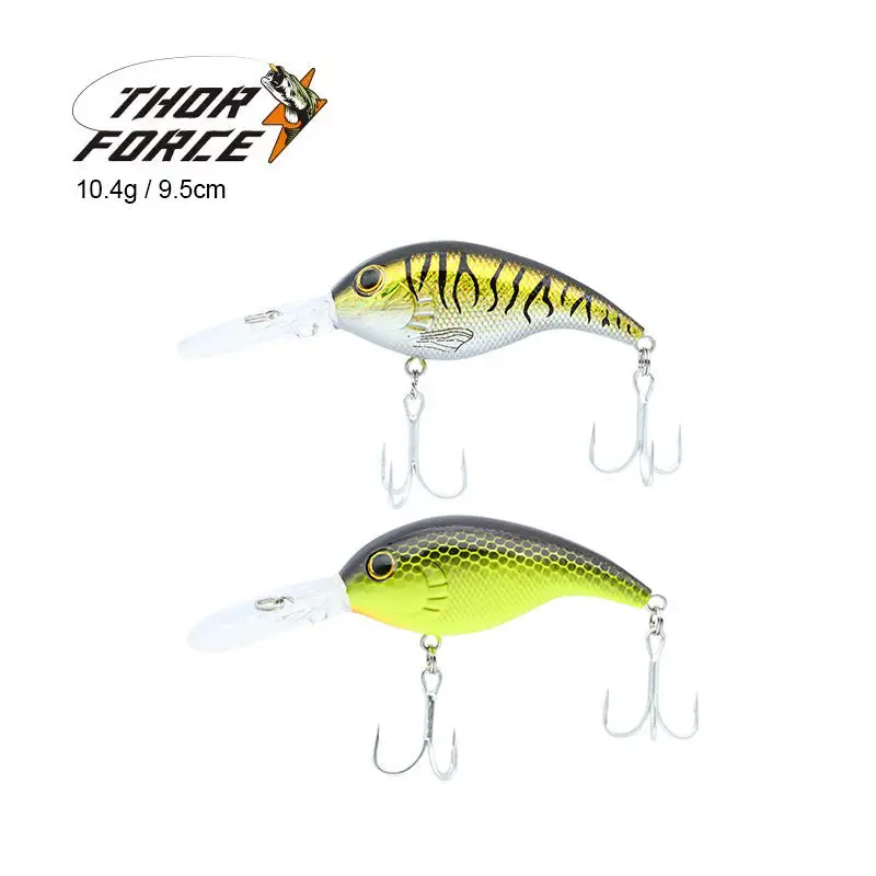 THORFORCE 10.4g 95mm 7Colors 3D Bioninc Fish Eye Artificial Sinking Fishing Lure Trout Fishing Tackle OEM Minnow Fishing Lures
