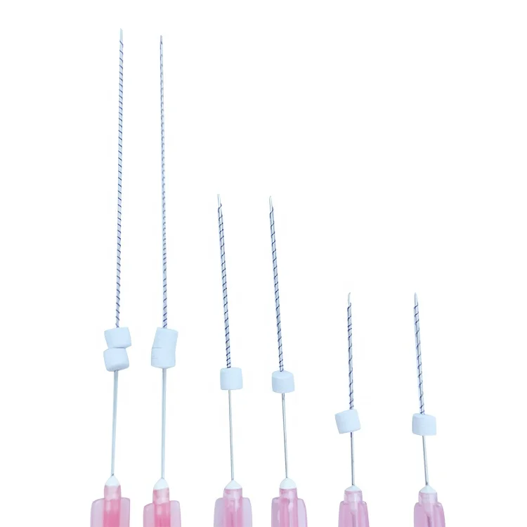 
 Pdo Cog L-образная канюля 23 г, игольчатая нить для подтяжки носа, Корейская красивая резьба для носа  