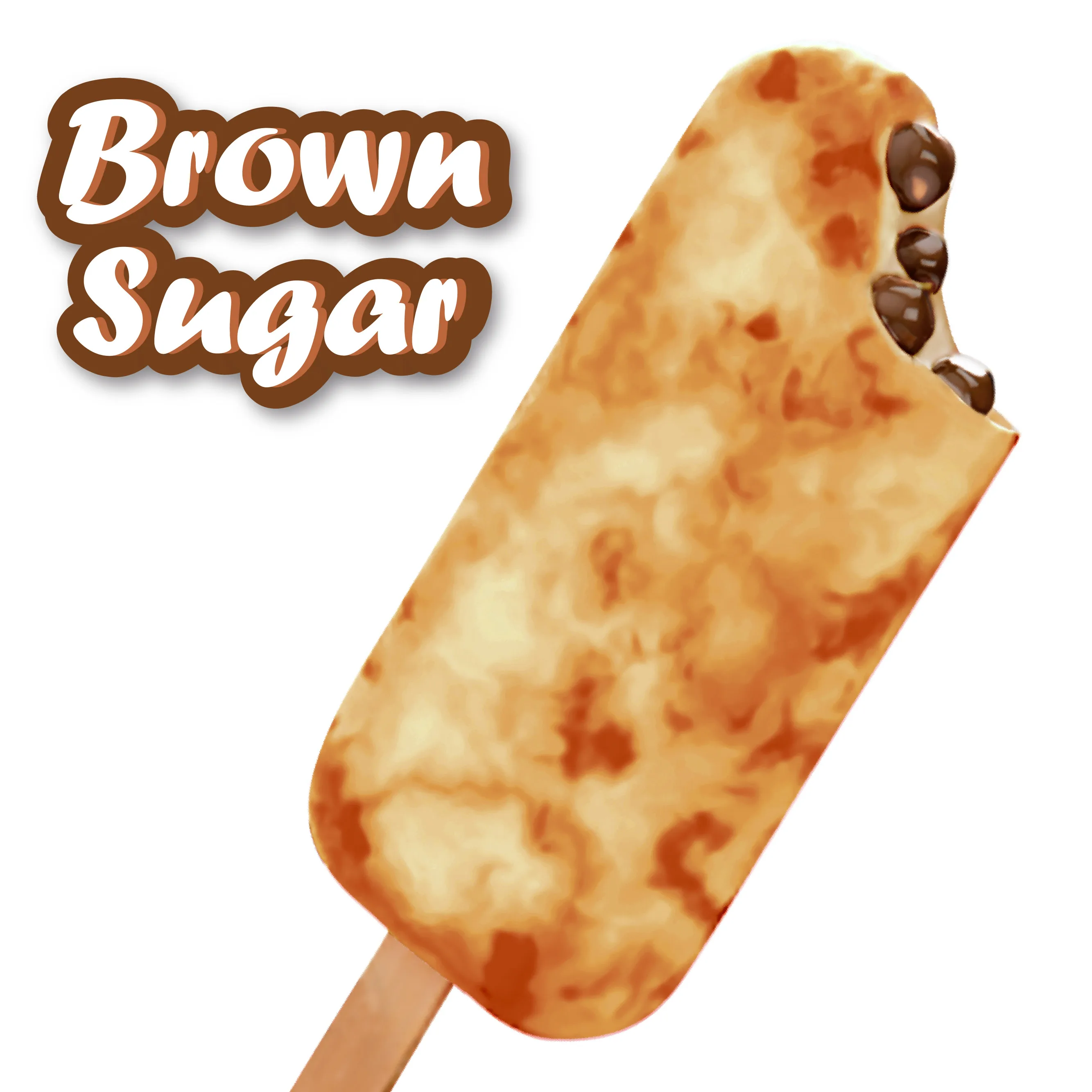 Хит продаж мягкое мороженое из коричневого сахара батончика чайный ароматизатор с шоколадным клубничным сухим молоком упаковка