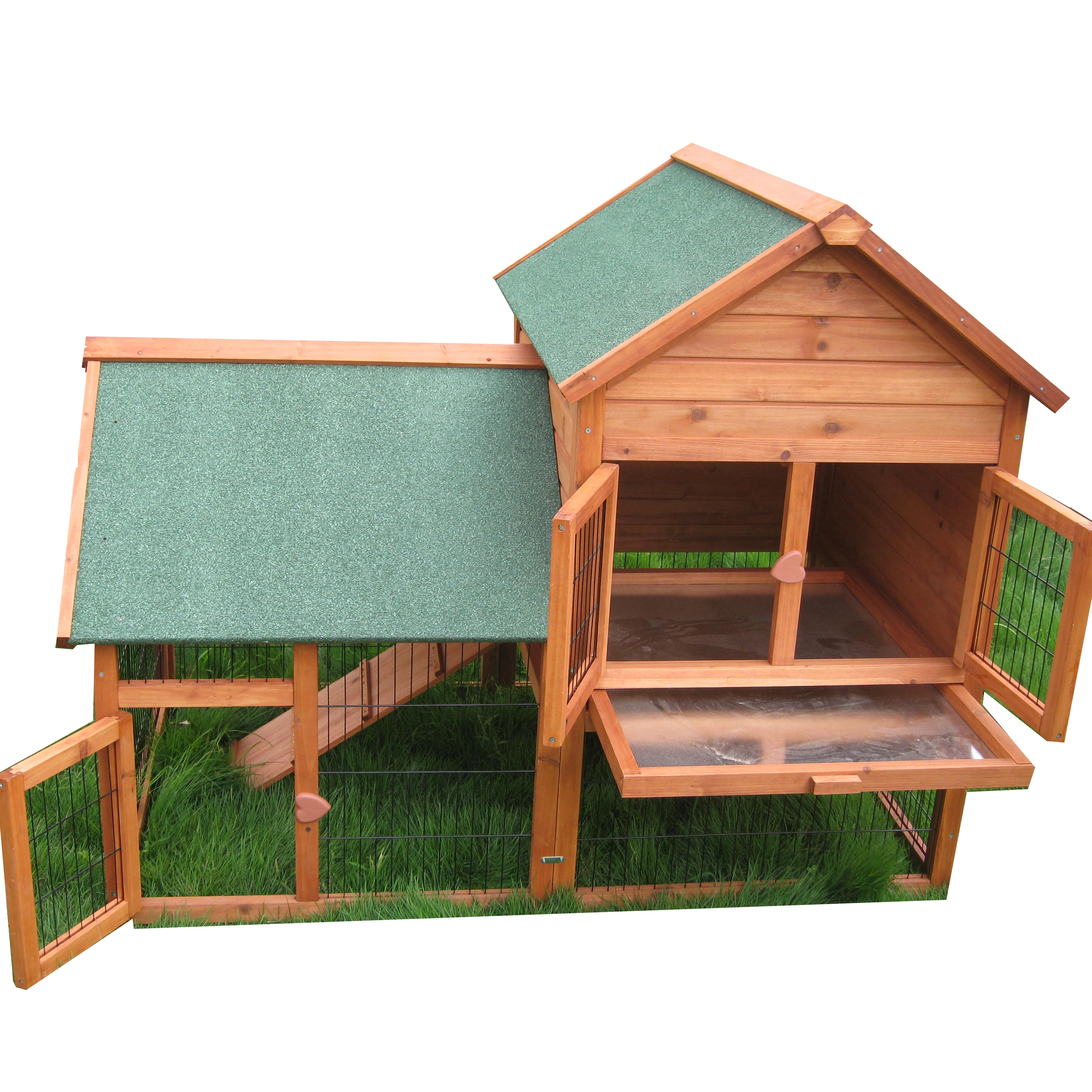 custom large run white luxury bunny ferret cage house Portable Small Rat Pet House 2 3 Storey Rabbit Hutch