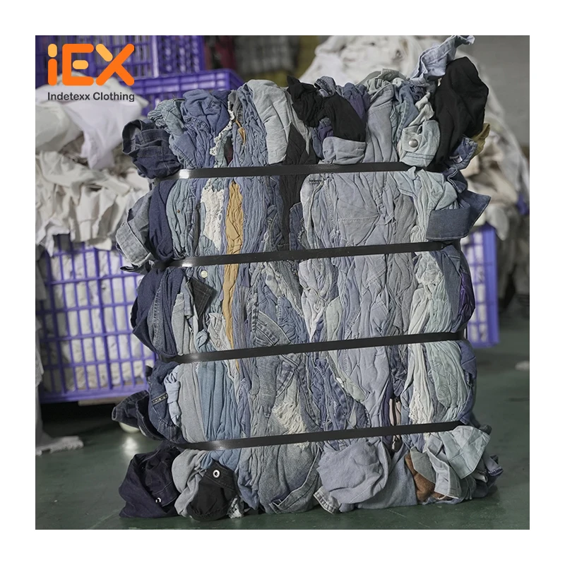 Oil Waste Industrial Clothing Cleaning Cloth Cotton Color Knit Rags