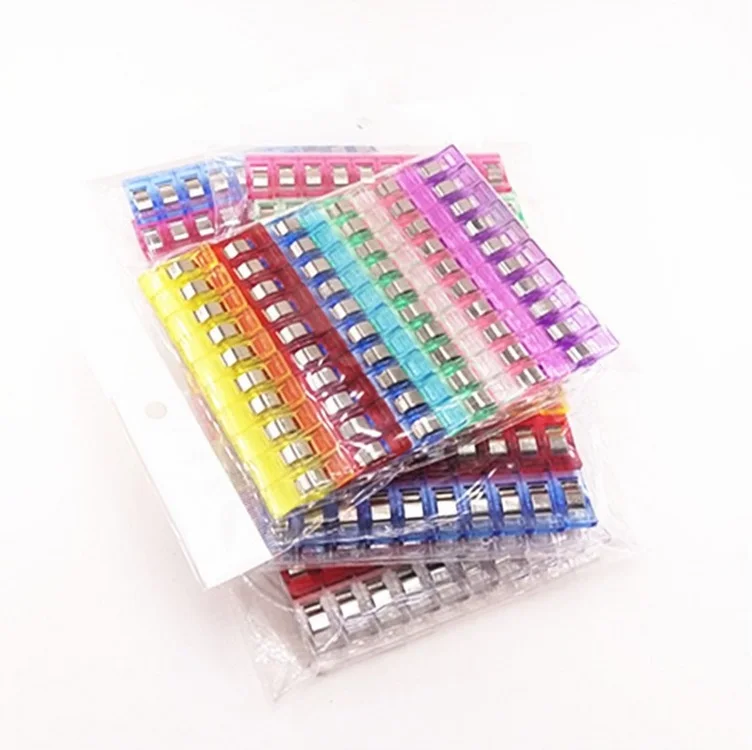 Factory Sale Customized Japanese Quilter Clips Fabric Binding Wonder Sewing Clips 27mm