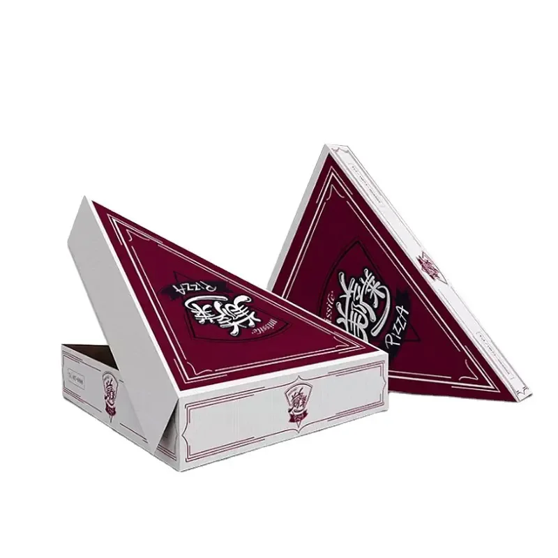 Eco-Friendly Manufacturer Customized Aluminum Foil Thermal Takeaway Box Plain Personalized Pizza Box