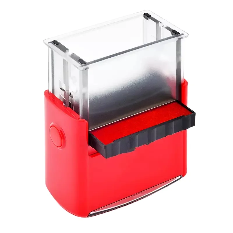 2023 new model 5822 high quality rubber ink stamp handle pre ink rubber stamp office use self inking stamp.