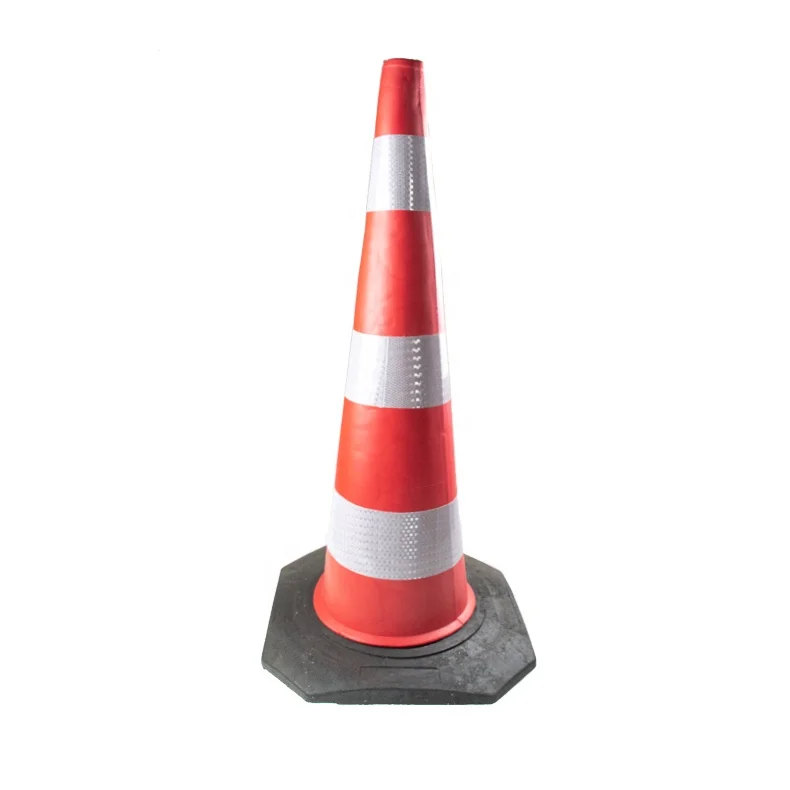 90cm Orange color EVA Flexible Traffic Road Safety Cone