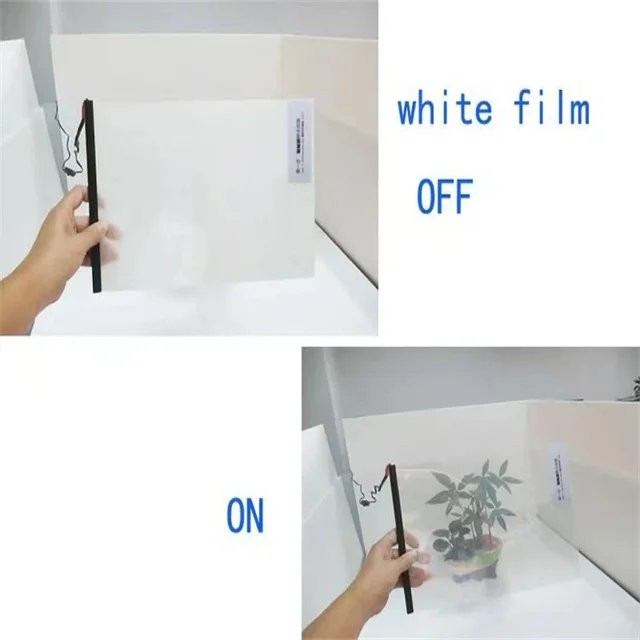Customized electric glass smart film intelligent dimming control privacy PDLC smart glass film