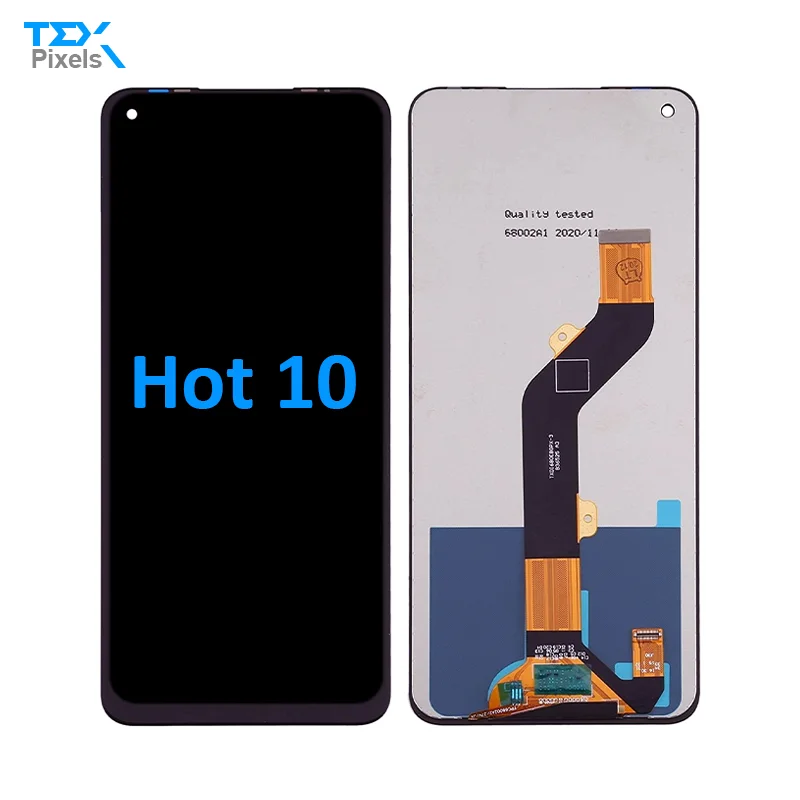 Incell original quality LCDs for Infinix Hot 10 mobile phone screen replacement accessory from shenzhen cell phone