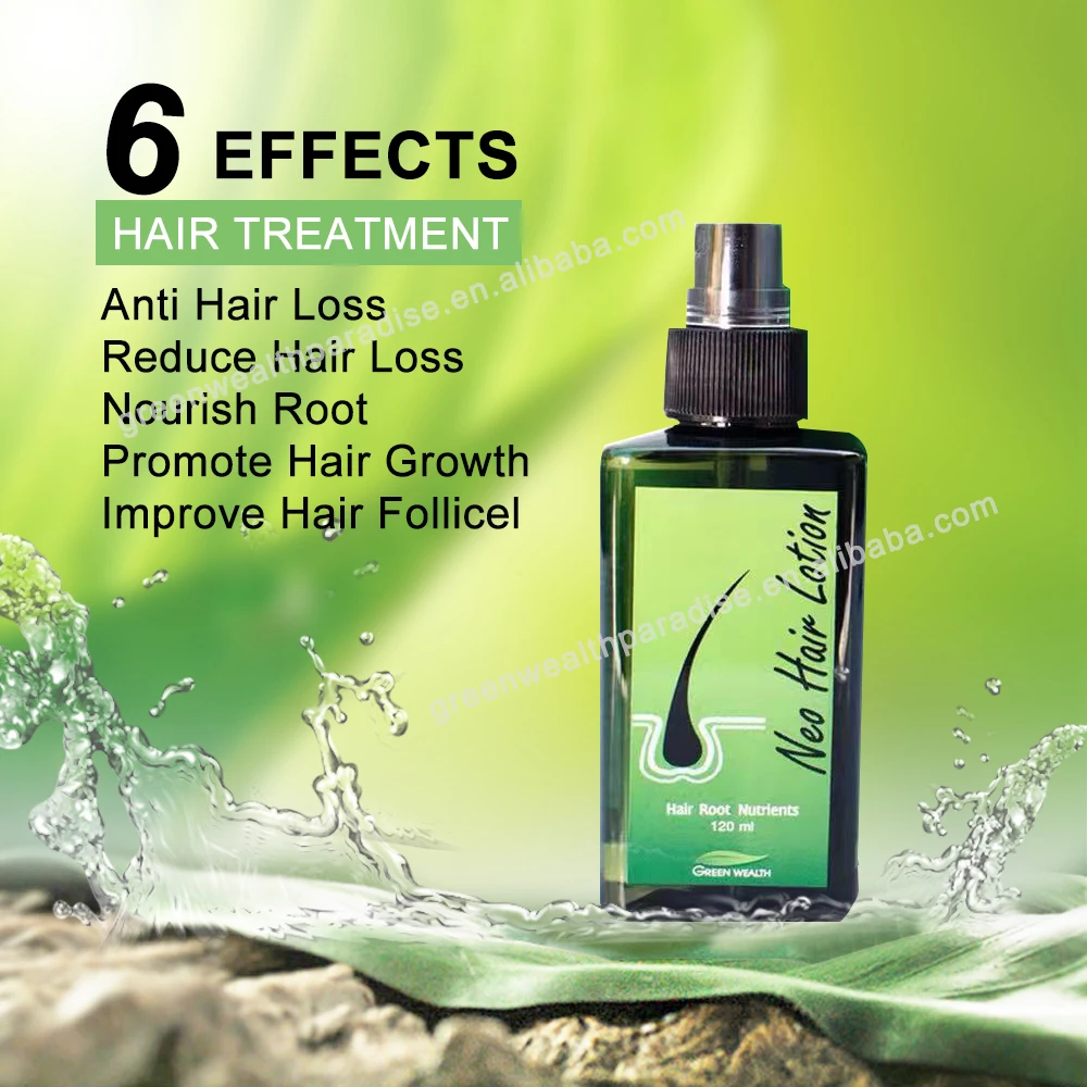 Best Organic Herbal Neo Hair Lotion Made In Thailand Anti bald Hair Growth Spray Hair Serum
