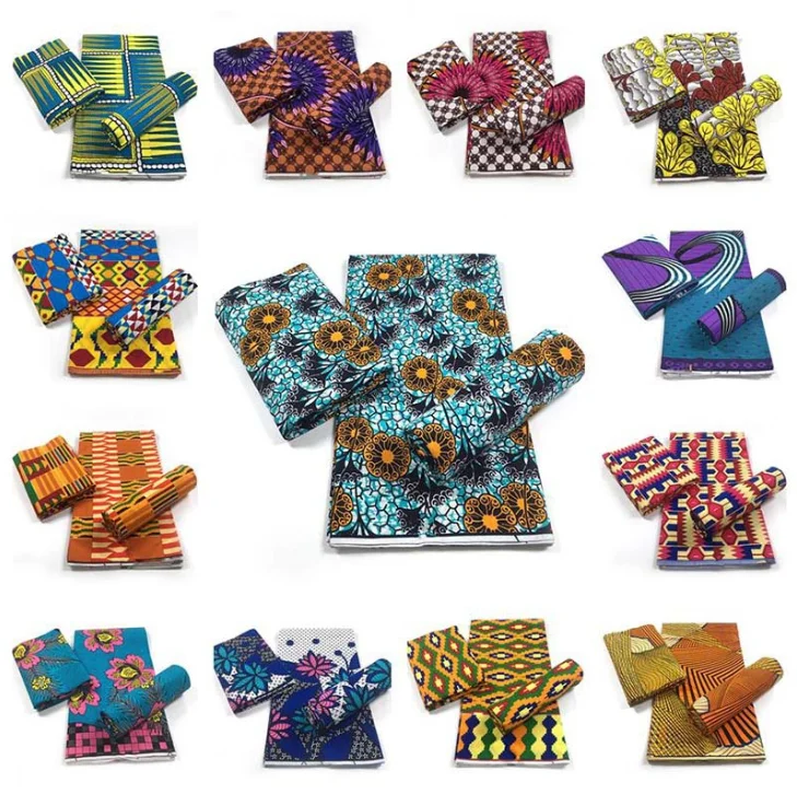 Хит продаж восковая печать Kente 100% хлопковая ткань с Африканским принтом африканские ткани из Анкары африканская для платья