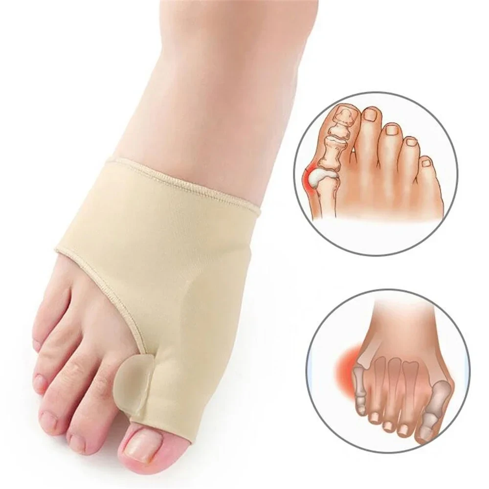 Factory Wholesale Bunion Corrector Toe Separator Orthosis Fabric Reusable Toe Nail Separator Bunion Corrector