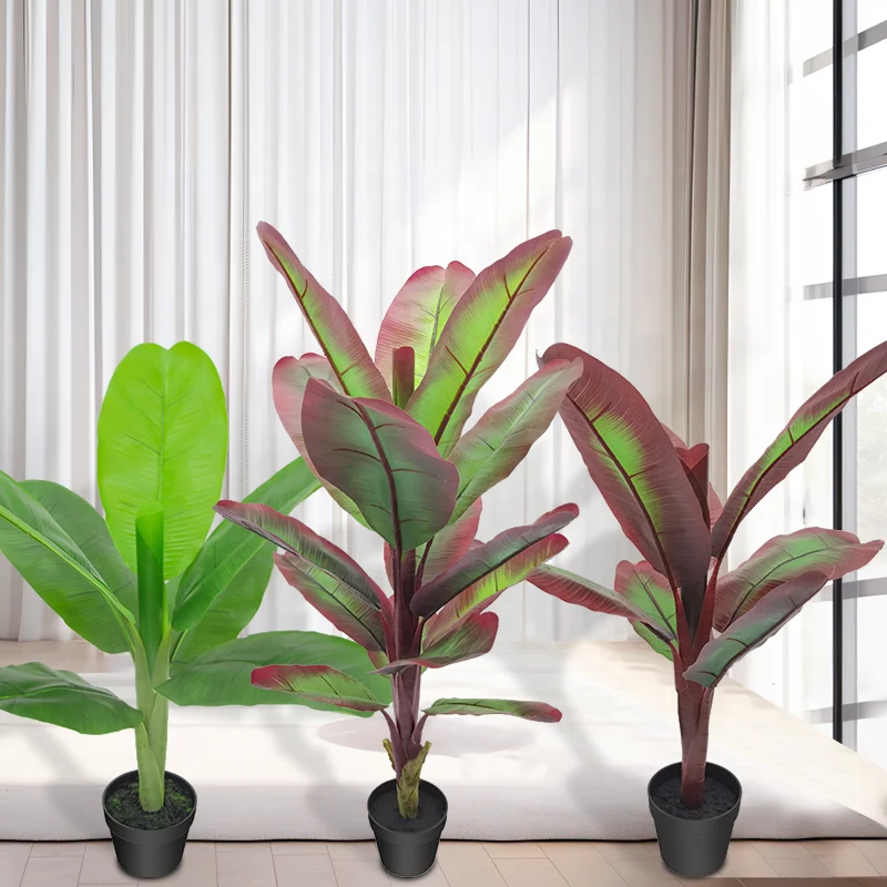 Synthetic Oh Arts artificial ornamental banana tree plastic plants artificial banana tree
