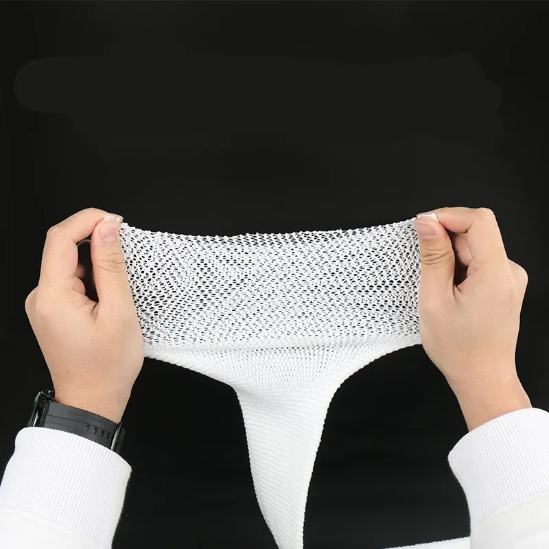 YD520B High quality good breathable wrap fixed high elastic mesh roll tubular net bandage with external dressing