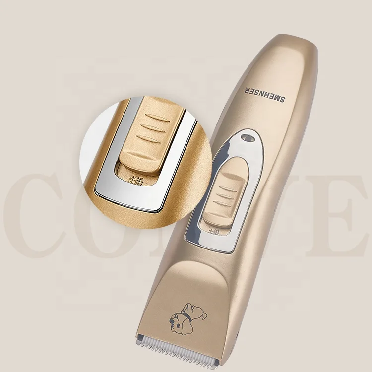 High Efficiency LED light USB rechargeable dog pet hair clippers electric