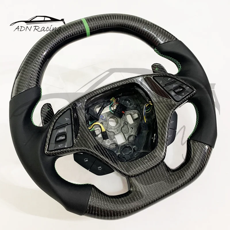 Carbon Fiber Custom Steering Wheel For CHEVROLET CORVETTE C7 CZ06 CZ07