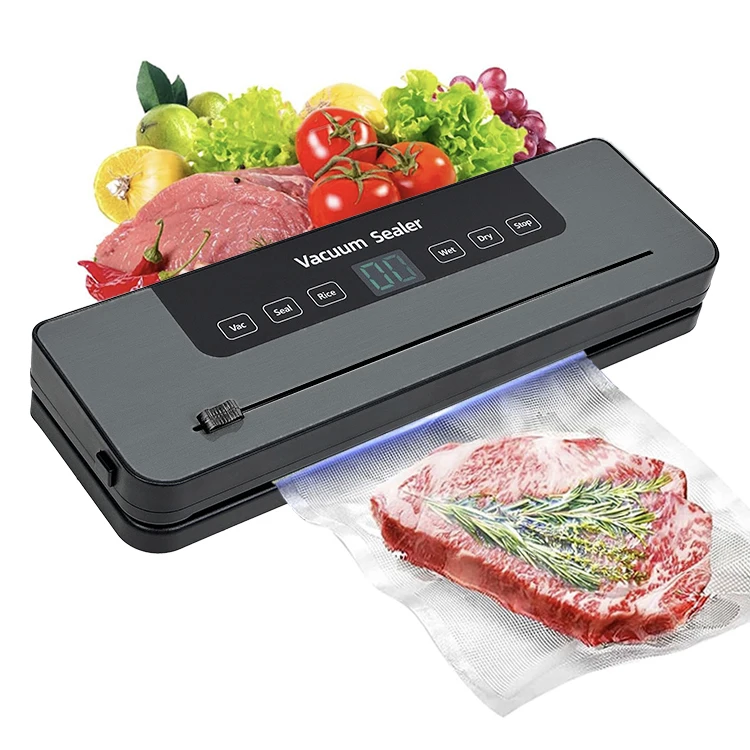 60Kpa 120W Vacuum Sealer Machine Kitchen Vacuum Packer Machine Small Sealing Machine Food Vacuum Sealer
