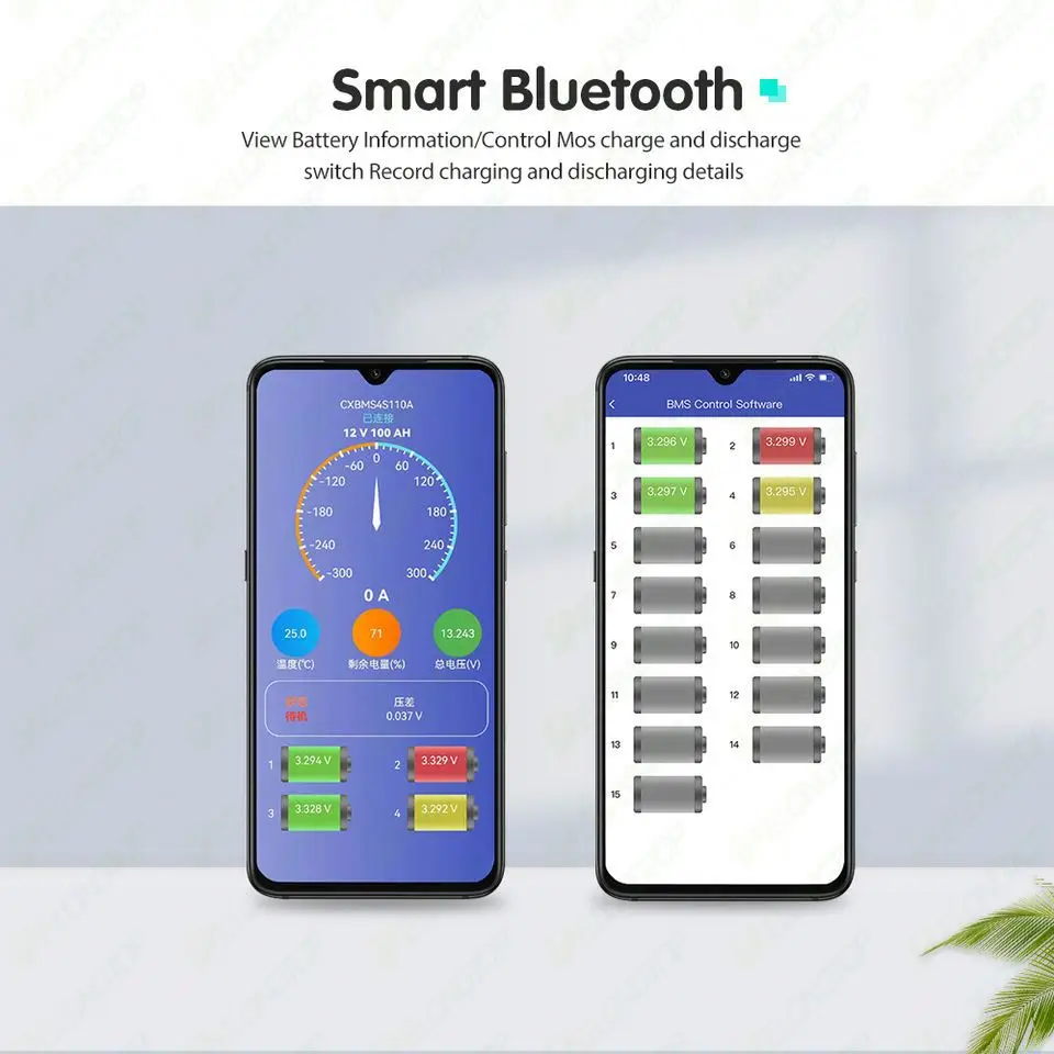 Rechargeable Smart Bms Bluetooth 12v 24v Lithium Ion Battery 48v 100ah Lithium Battery 400ah 200ah 120ah 100ah Lifepo4 Battery