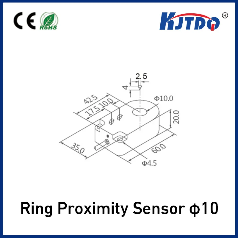 KJT New Choose T10 Ring Type Inductive Proximity IFM Sensor With 10-36V DC Voltage