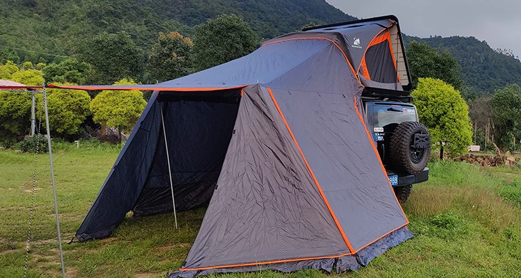 Aluminum Rooftop Tent 4 Person Waterproof Hard Shell Roof Top Tents