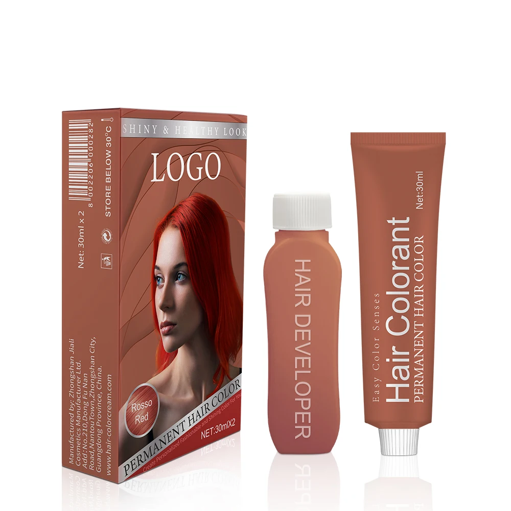 OEM 79 Colors 100ml Hot Sale Easy Coloring Permanent Professional Hair Color Cream With Chart