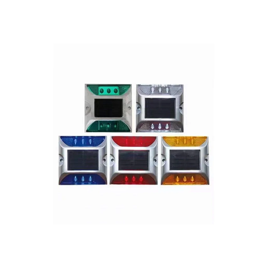 Solar Truck Wheel Stopper Car Parking Recycled Wheel Stops Color Feature Size Aluminum Road Reflector