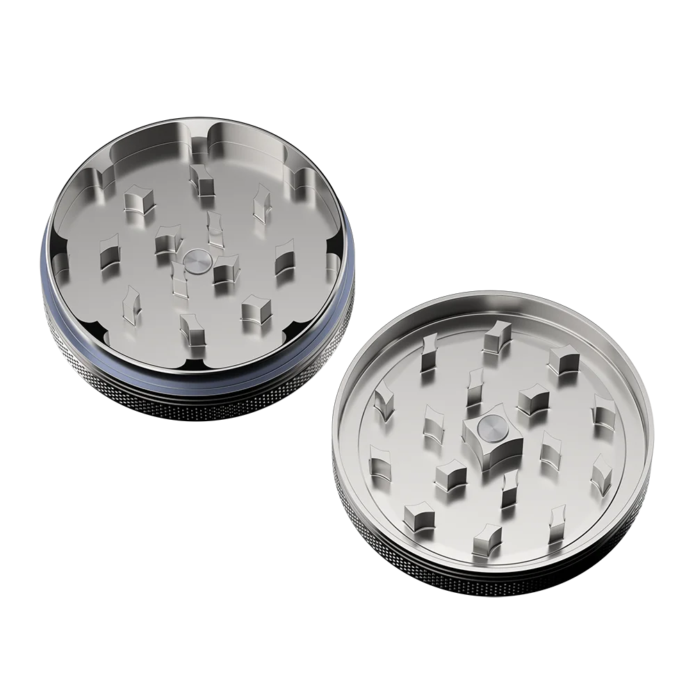 Wholesale 63mm 2Parts Portable Aluminum Herb Grinder