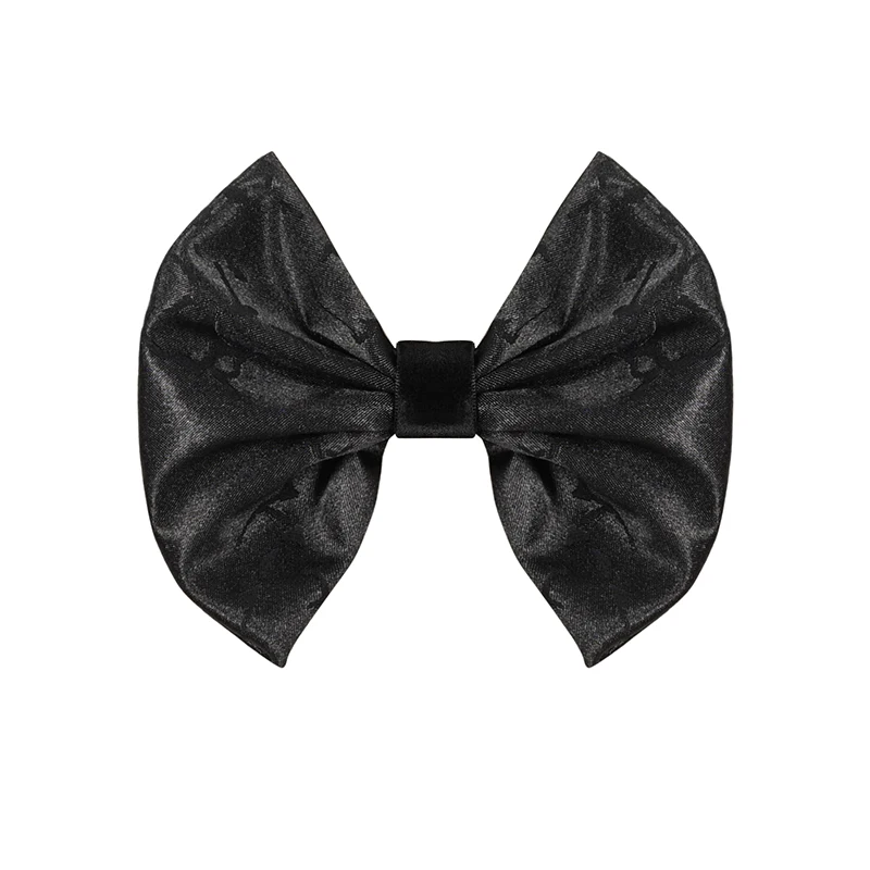 AS11001 Devil Fashion clothes accessory Gothic pattern wedding bridegroom black men bow tie with straps