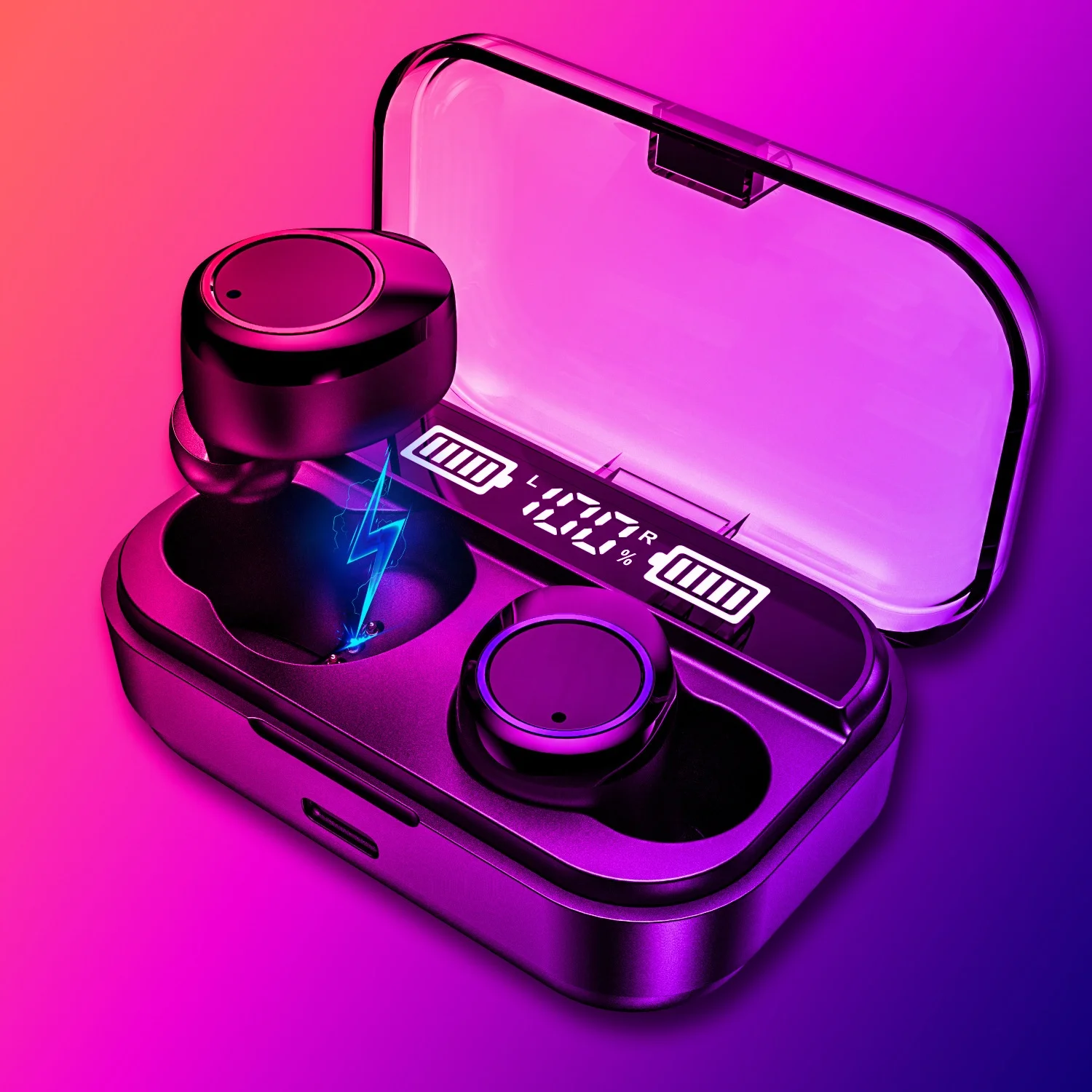 High quality Mini BT Wireless headphones Q7 BT IPX-5 Wireless Headphone with ATP-X HD signal