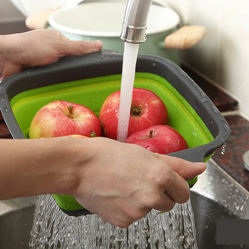 Hot Sell Rice Food Washing Strainer Kitchen Fruit Vegetable Plastic Sink Strainer