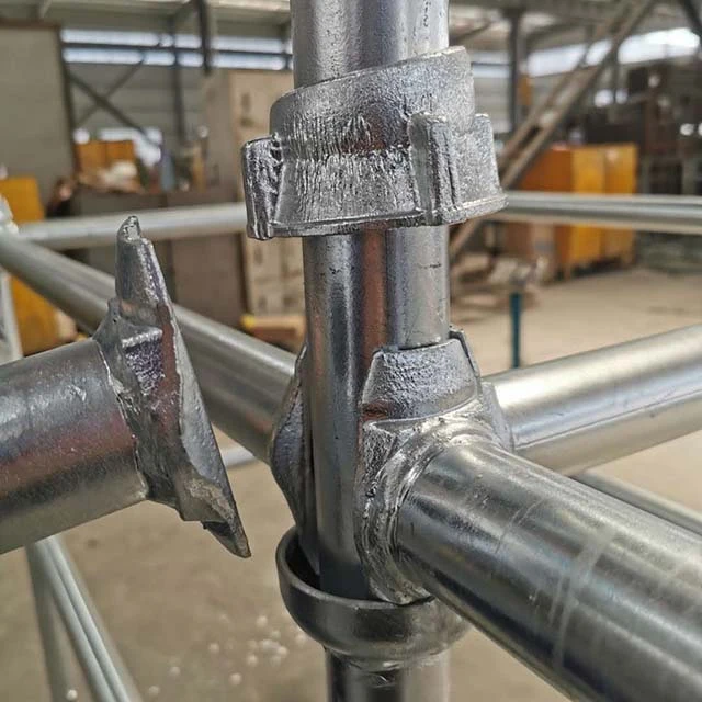 Construction Cuplock Scaffolding Andamio Accesorios Vertical Cup Lock Scaffoldings Scaffold System Parts Standard for Sale