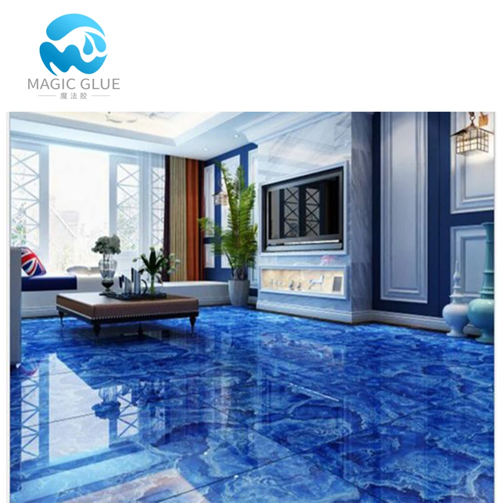 Resin A and B two part epoxy resin for floor wallpaper