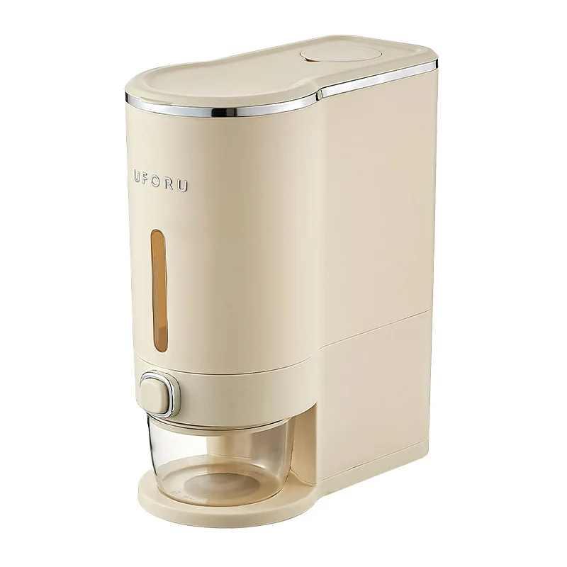 5kg 10kg Visible Moisture Resistant Kitchen Organizer Grain Storage Bucket Rice Bucket Rice Dispenser